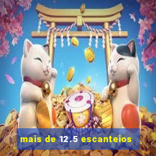 mais de 12.5 escanteios